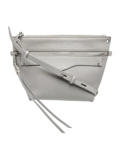 Pre-owned Rebecca Minkoff Leather Crossbody Bag In Gray