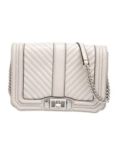 Pre-owned Rebecca Minkoff Leather Crossbody Bag In Gray