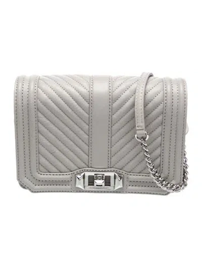 Pre-owned Rebecca Minkoff Leather Crossbody Bag In Gray