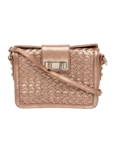 Pre-owned Rebecca Minkoff Leather Crossbody Bag In Metallic/pink