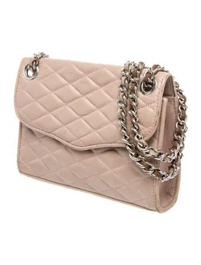 Pre-owned Rebecca Minkoff Leather Crossbody Bag In Neutral