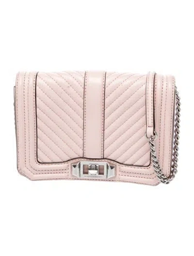 Pre-owned Rebecca Minkoff Leather Crossbody Bag In Neutral