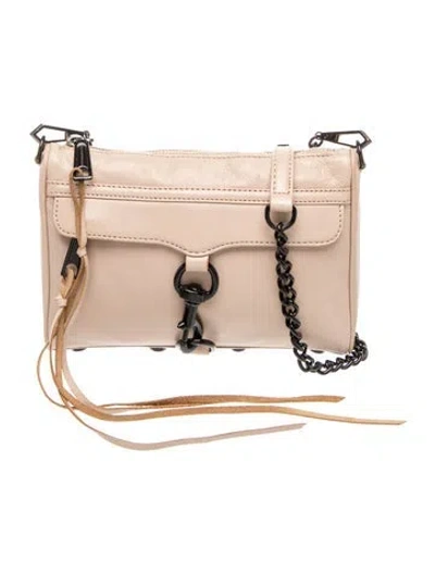 Pre-owned Rebecca Minkoff Leather Crossbody Bag In Neutral