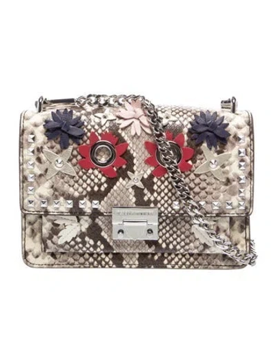 Pre-owned Rebecca Minkoff Leather Crossbody Bag In Neutrals