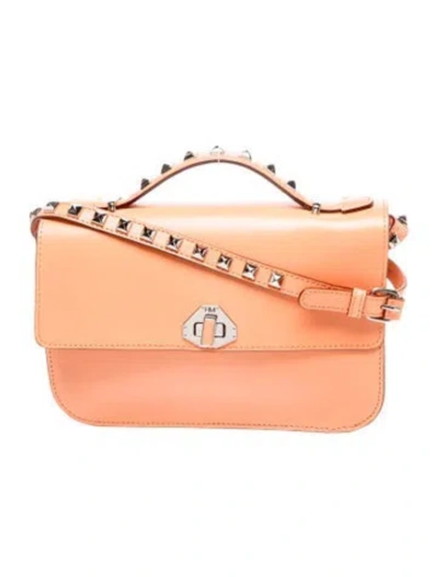 Pre-owned Rebecca Minkoff Leather Crossbody Bag In Orange