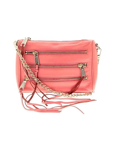 Pre-owned Rebecca Minkoff Leather Crossbody Bag In Pink