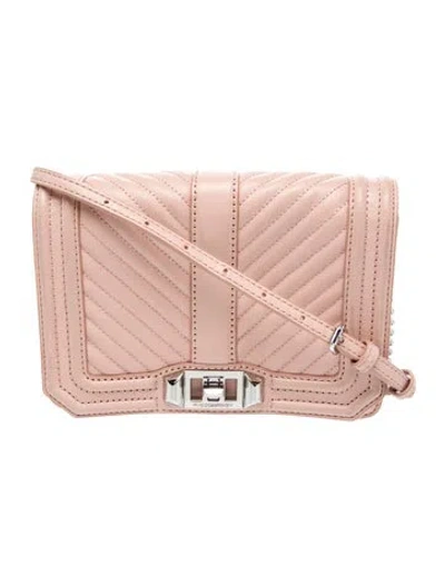 Pre-owned Rebecca Minkoff Leather Crossbody Bag In Pink