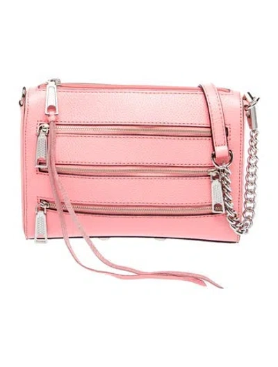 Pre-owned Rebecca Minkoff Leather Crossbody Bag In Pink