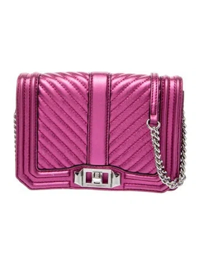 Pre-owned Rebecca Minkoff Leather Crossbody Bag In Pink