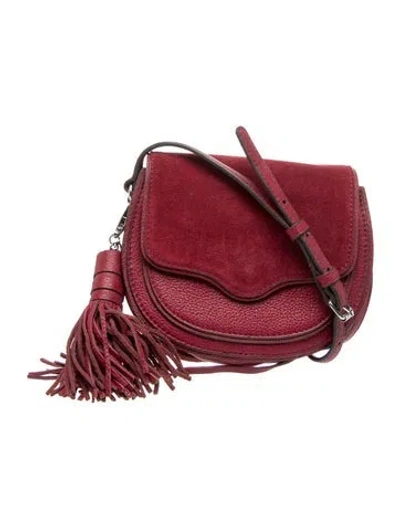Pre-owned Rebecca Minkoff Leather Crossbody Bag In Red
