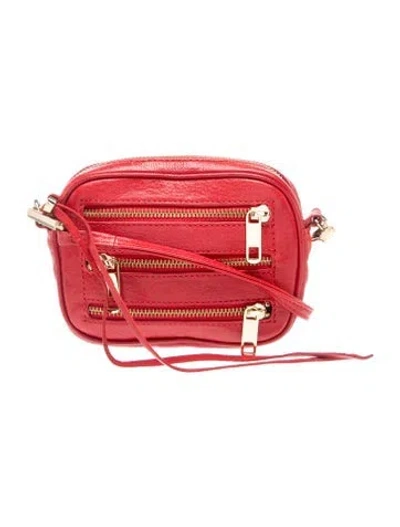 Pre-owned Rebecca Minkoff Leather Crossbody Bag In Red