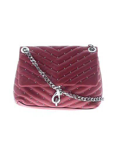 Pre-owned Rebecca Minkoff Leather Crossbody Bag In Red