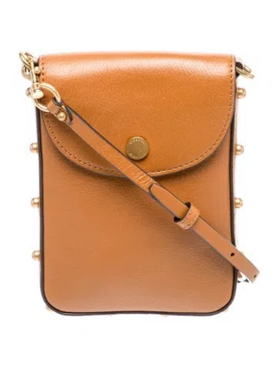 Pre-owned Rebecca Minkoff Leather Crossbody Bag W/ Tags In Brown