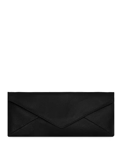 Rebecca Minkoff Leather Envelope Clutch In Pink