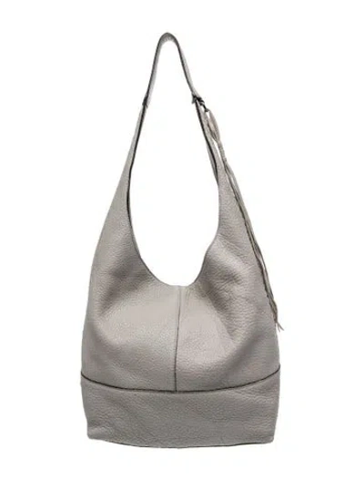 Pre-owned Rebecca Minkoff Leather Hobo In Grey