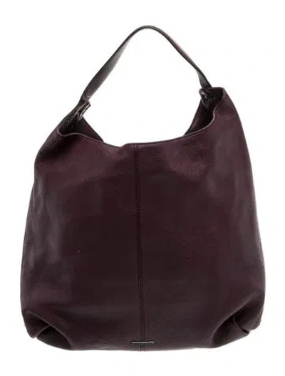 Pre-owned Rebecca Minkoff Leather Hobo In Purple