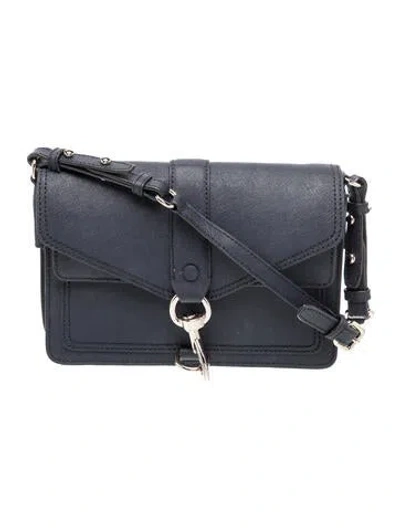 Pre-owned Rebecca Minkoff Leather Messenger Bag In Blue