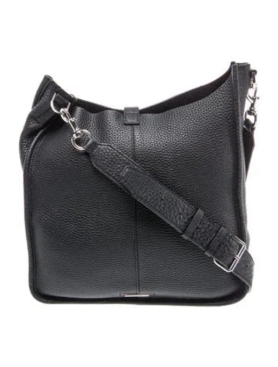Pre-owned Rebecca Minkoff Leather Messenger Bag In Gray