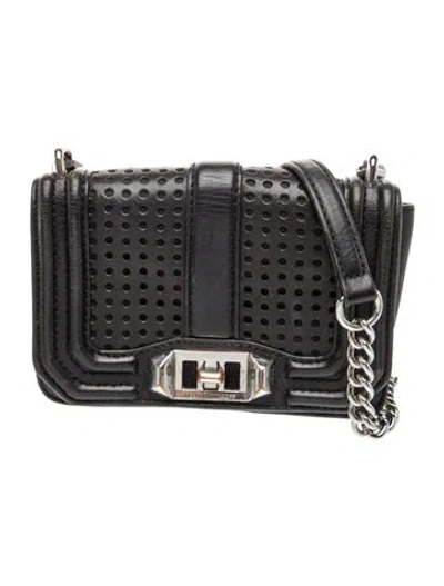 Pre-owned Rebecca Minkoff Leather Minaudière In Black