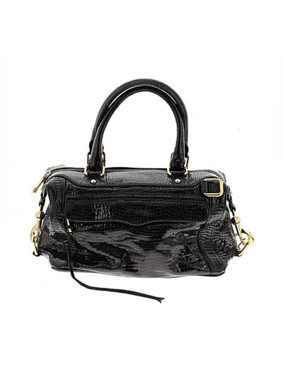 Pre-owned Rebecca Minkoff Leather Satchel In Black