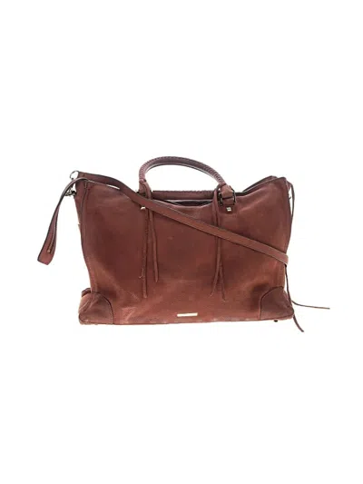 Pre-owned Rebecca Minkoff Leather Satchel In Brown