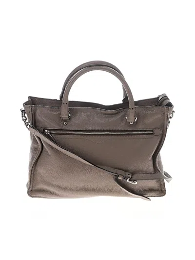 Pre-owned Rebecca Minkoff Leather Satchel In Gray