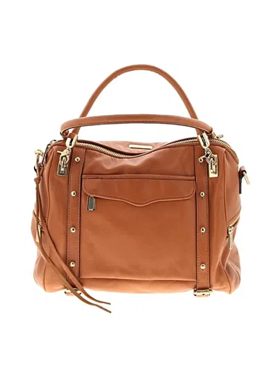 Pre-owned Rebecca Minkoff Leather Satchel In Tan