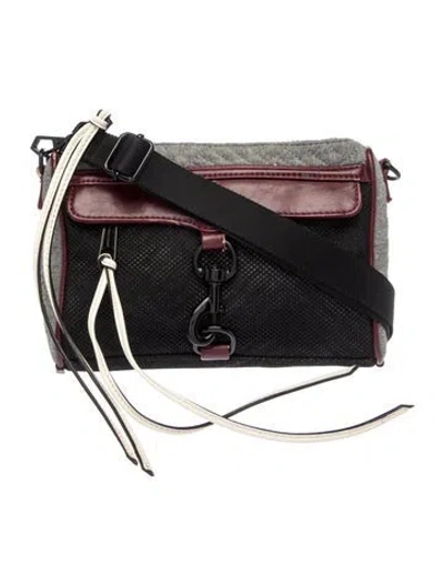 Pre-owned Rebecca Minkoff Leather Shoulder Bag In Black