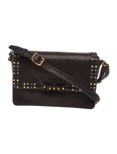 Pre-owned Rebecca Minkoff Leather Shoulder Bag In Black