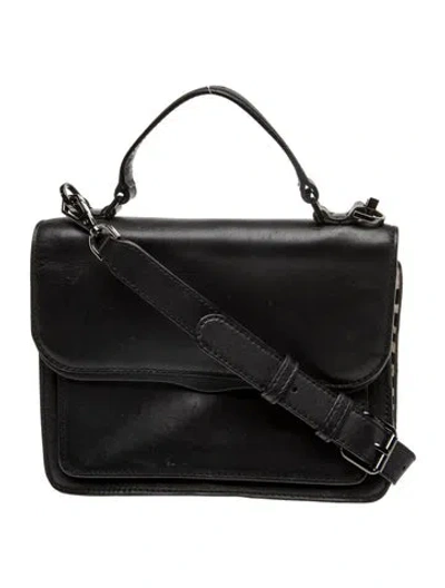 Pre-owned Rebecca Minkoff Leather Shoulder Bag In Black