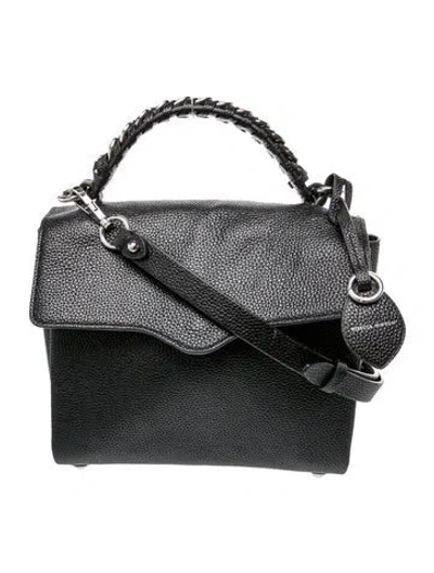 Pre-owned Rebecca Minkoff Leather Shoulder Bag In Black