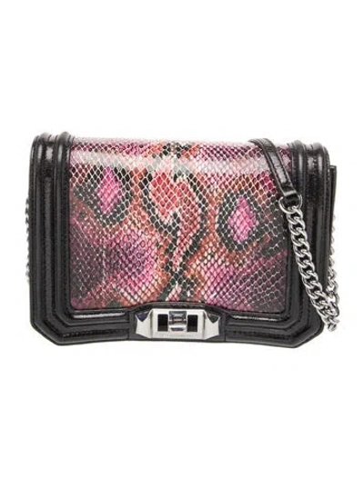 Pre-owned Rebecca Minkoff Leather Shoulder Bag In Black