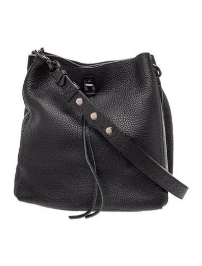 Pre-owned Rebecca Minkoff Leather Shoulder Bag In Black