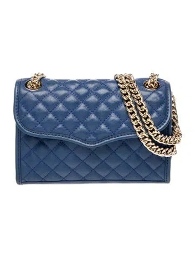 Pre-owned Rebecca Minkoff Leather Shoulder Bag In Blue