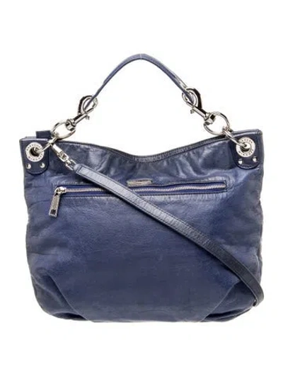 Pre-owned Rebecca Minkoff Leather Shoulder Bag In Blue