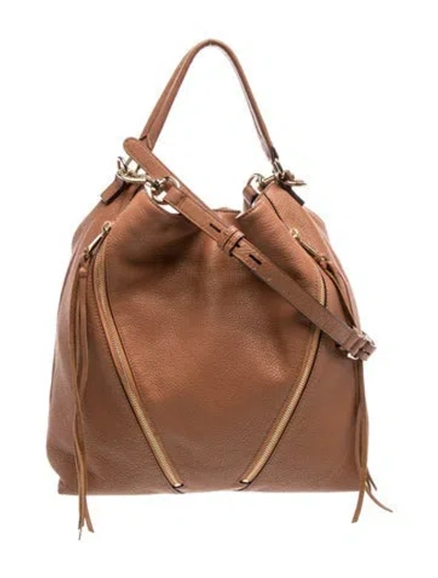 Pre-owned Rebecca Minkoff Leather Shoulder Bag In Brown