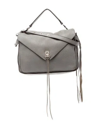 Pre-owned Rebecca Minkoff Leather Shoulder Bag In Gray