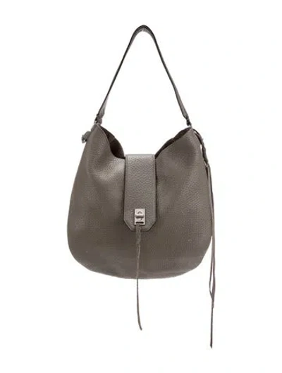 Pre-owned Rebecca Minkoff Leather Shoulder Bag In Gray