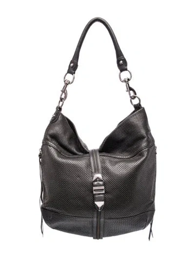 Pre-owned Rebecca Minkoff Leather Shoulder Bag In Grey