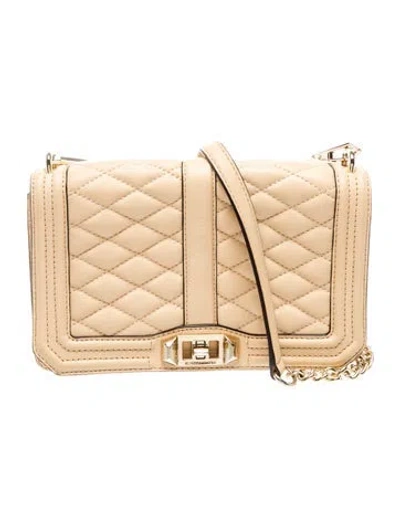 Pre-owned Rebecca Minkoff Leather Shoulder Bag In Neutral