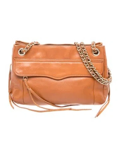 Pre-owned Rebecca Minkoff Leather Shoulder Bag In Neutral