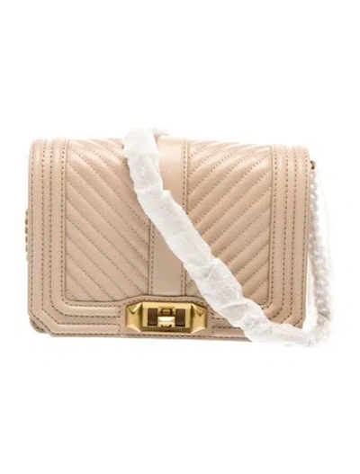 Pre-owned Rebecca Minkoff Leather Shoulder Bag In Neutral