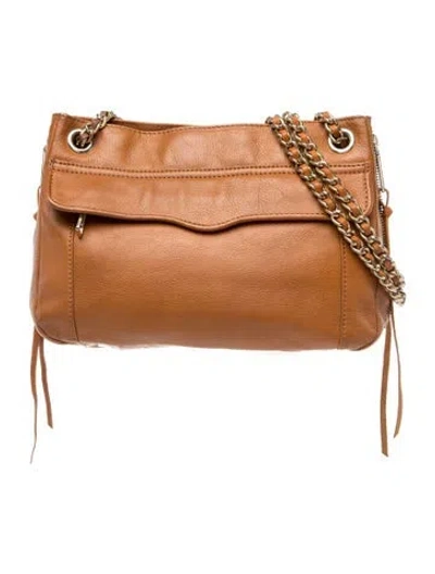Pre-owned Rebecca Minkoff Leather Shoulder Bag In Neutrals