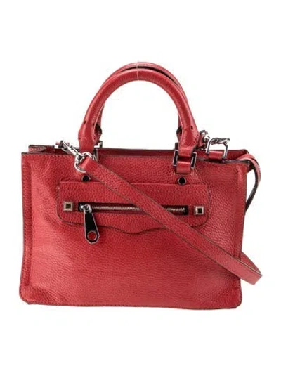Pre-owned Rebecca Minkoff Leather Shoulder Bag In Red