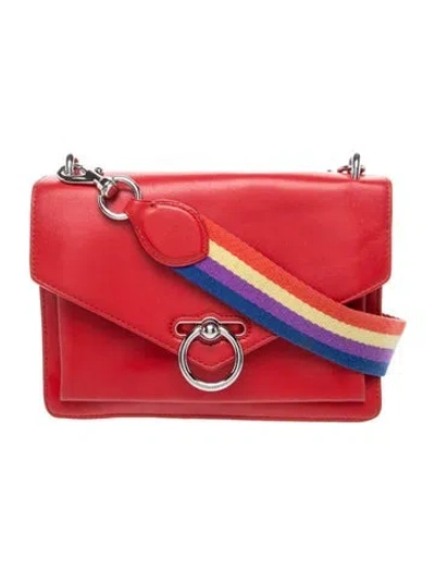 Pre-owned Rebecca Minkoff Leather Shoulder Bag In Red