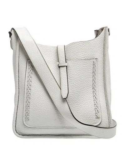 Pre-owned Rebecca Minkoff Leather Shoulder Bag In White