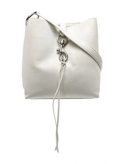 Pre-owned Rebecca Minkoff Leather Shoulder Bag In White