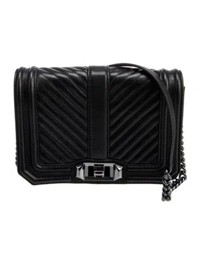 Pre-owned Rebecca Minkoff Leather Suitcase In Black