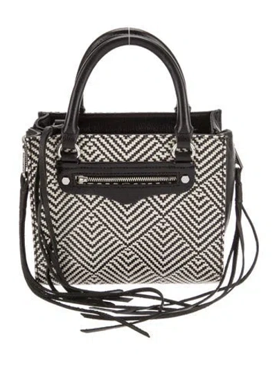 Pre-owned Rebecca Minkoff Leather Top Handle Bag In Black