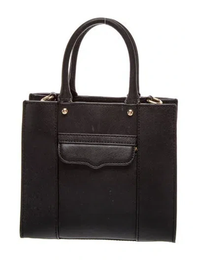 Pre-owned Rebecca Minkoff Leather Top Handle Bag In Black